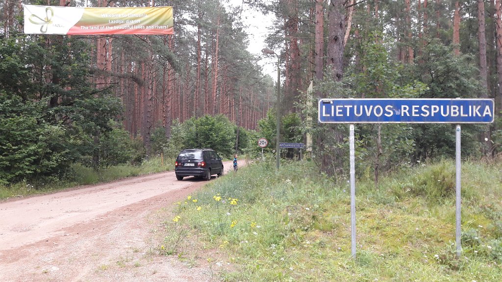 20170726_115518.jpg - Nasze ulubione przejście graniczne z Litwą (Berżniki - Kapčiamiestis)